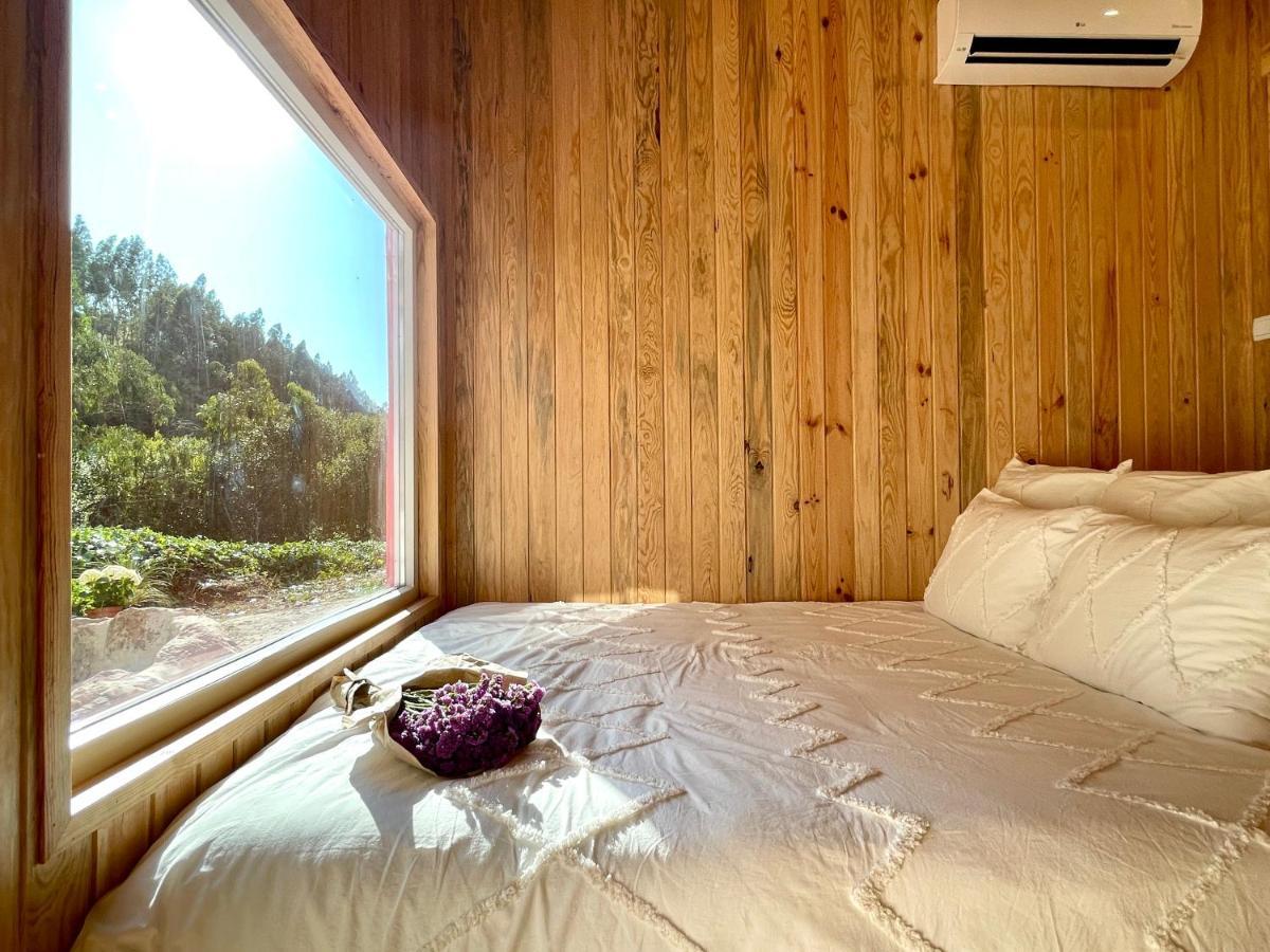 Nativo Natureza Pink Wood Cabin Cela  المظهر الخارجي الصورة