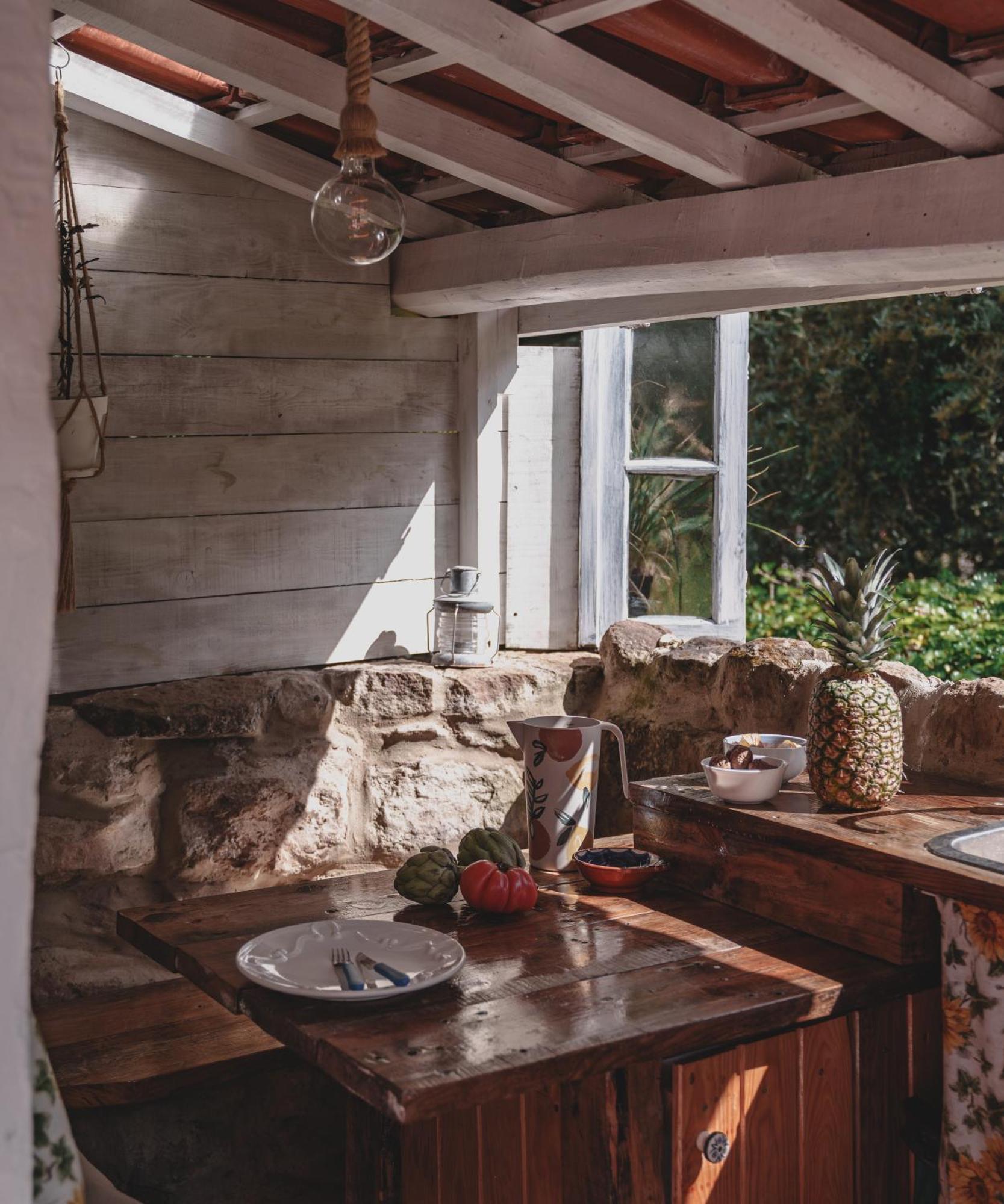 Nativo Natureza Pink Wood Cabin Cela  المظهر الخارجي الصورة